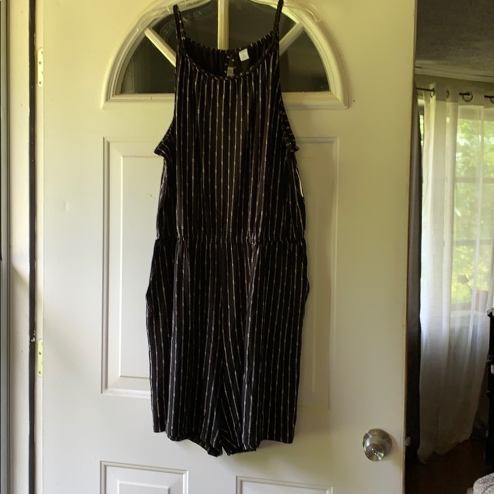 Old Navy Black Romper XXL